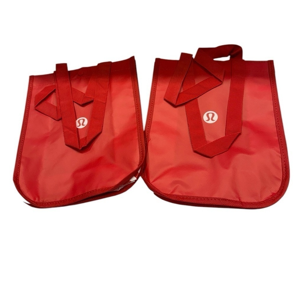 lululemon athletica Mini Red Tote Bag 2 pack New